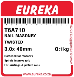 T6A710 - Masonry Twisted Nail -T6A710_Label_T
